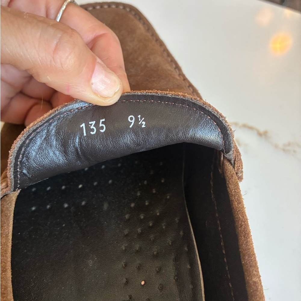 To Boot Brown Suede Penny Loafers - Picture 2 of 3